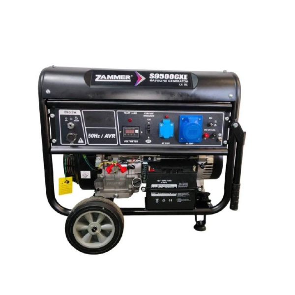 Бензиновый генератор Zammer S9500CXE 4-х тактный фото