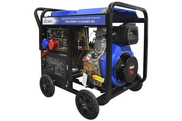 Дизельный сварочный генератор ТСС DGW 7.0/250ED-R3 026497 портативный фото