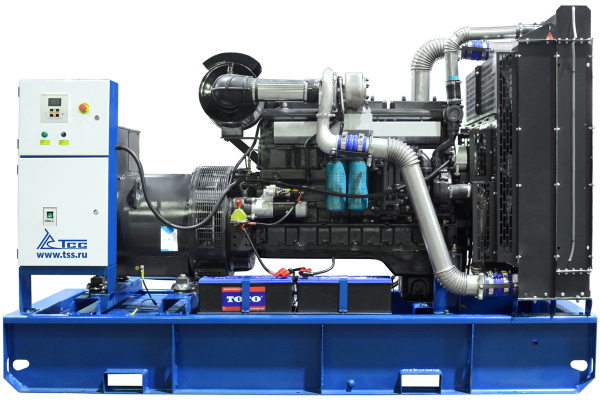 Дизельный генератор ТСС АД-250С-Т400 в погодозащитном кожухе с АВР 025287 фото