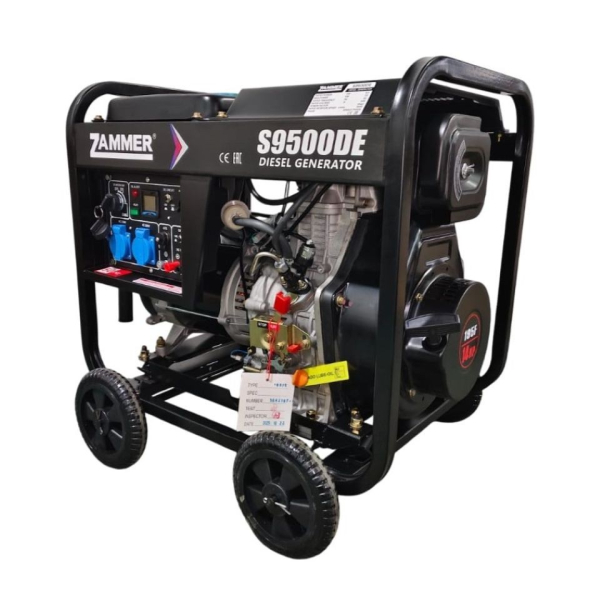 Дизельный генератор Zammer S9500DE S9500DE на колесах фото
