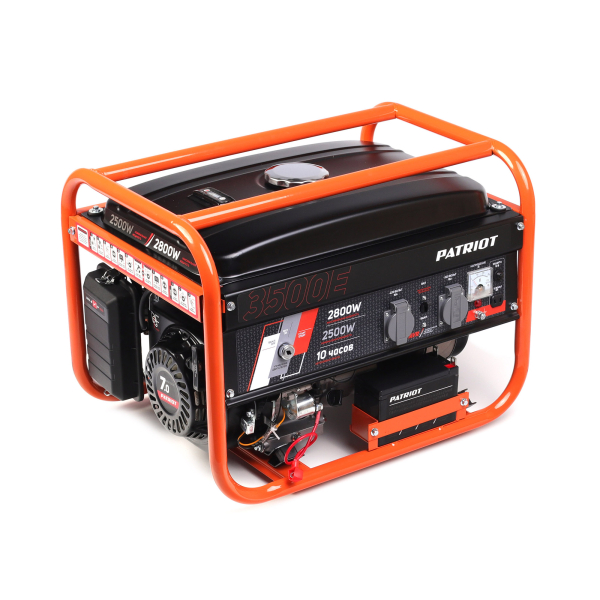 Бензиновый генератор PATRIOT SRGE 3500 E 2-х тактный фото