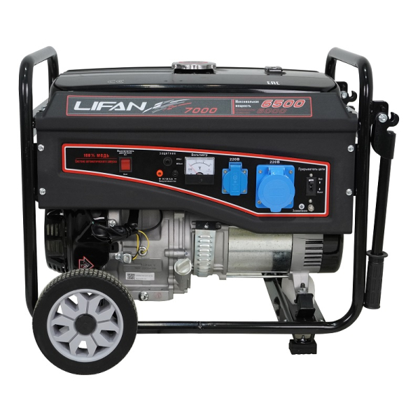 Бензиновый генератор Lifan 6 GF-3 (LF7000) 2-х тактный фото