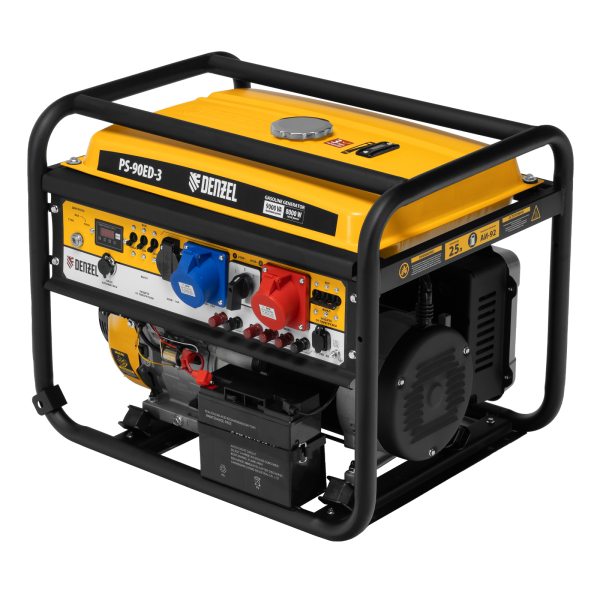 Бензиновый генератор DENZEL PS 90 ED-3 4-х тактный фото