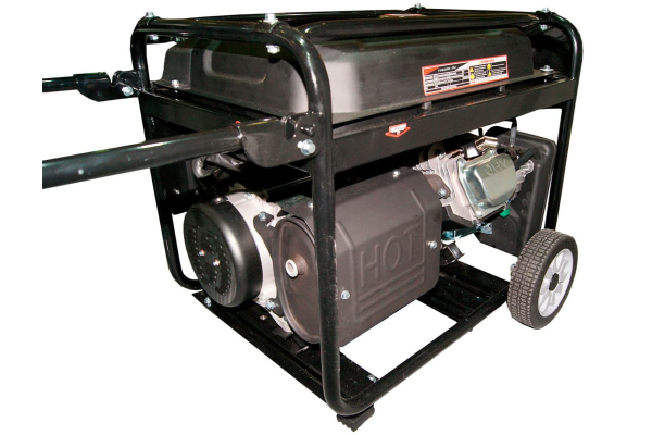 Бензиновый генератор Lifan 10500E-3U передвижной фото