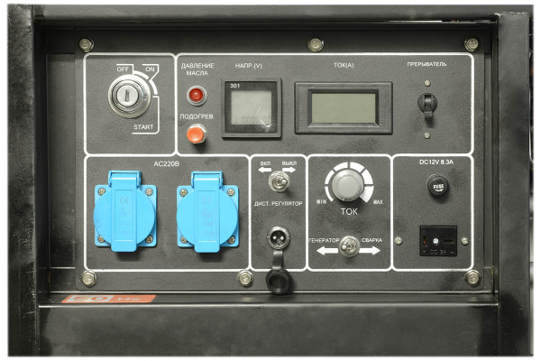 Дизельный сварочный генератор ТСС PRO DGW 3.0/250E-R 022833 2-х тактный фото