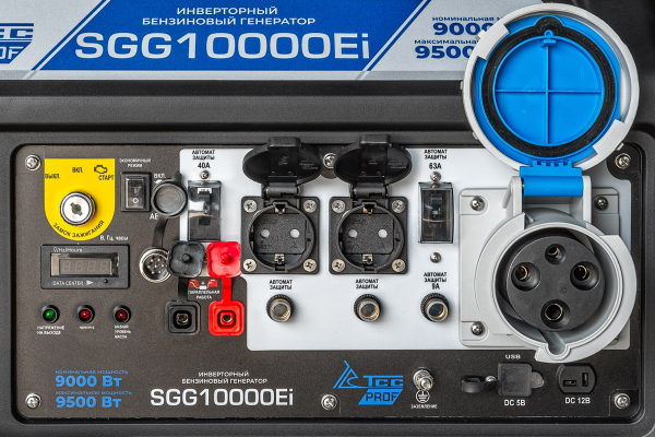 Бензиновый инверторный генератор ТСС SGG 10000Ei 2-х тактный фото