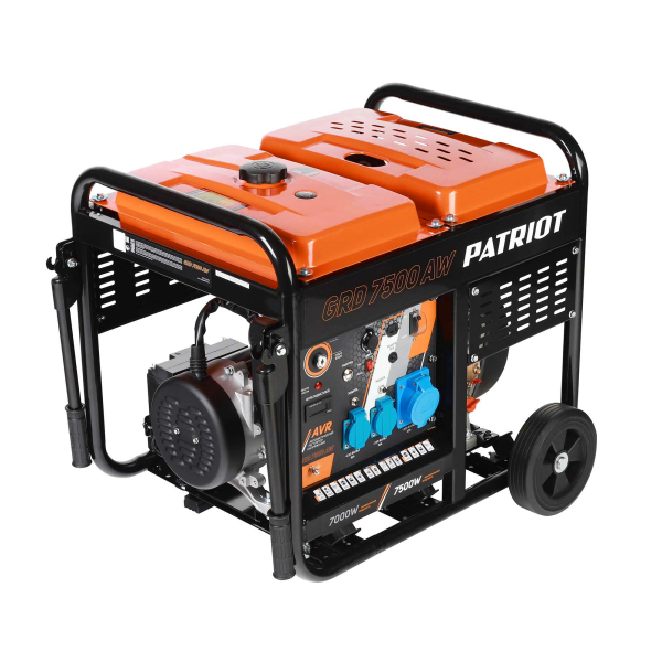 Дизельный генератор PATRIOT GRD 7500 AW 472702275 передвижной фото