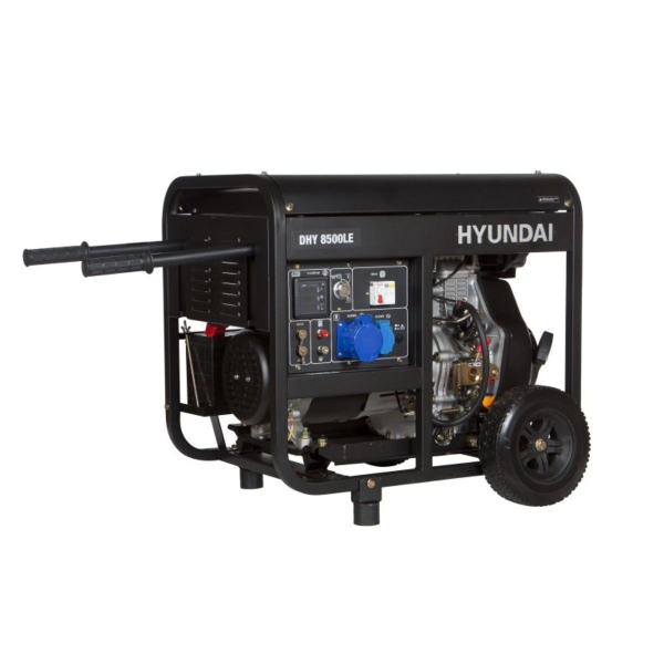 Дизельный генератор Hyundai DHY 8500LE  на колесах фото