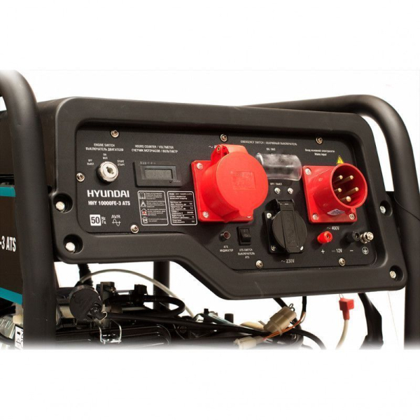 Бензиновый генератор Hyundai HHY 10000FE-3 ATS с автозапуском передвижной фото