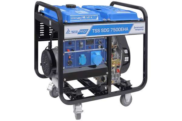 Дизельный генератор ТСС SDG 7500EHA 100026 стационарный фото