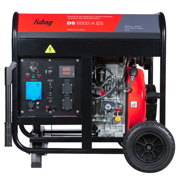 Дизельный генератор Fubag DS 6500 A ES 646233 портативный фото
