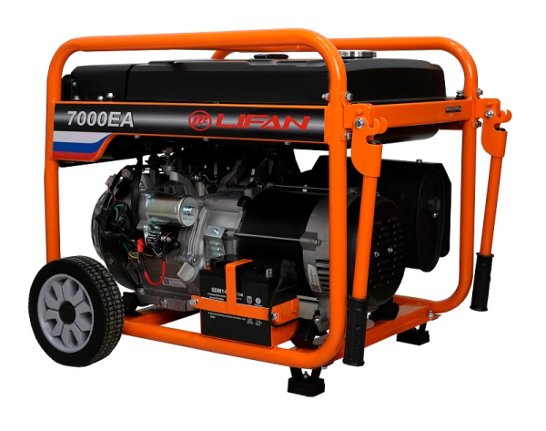 Бензиновый генератор Lifan 6 GF-5A (7000EA) 2-х тактный фото