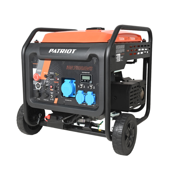 Бензиновый инверторный генератор PATRIOT iGN 7500AWS 4-х тактный фото