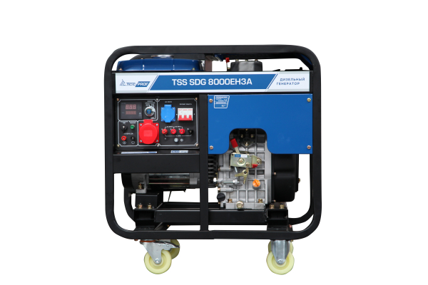 Дизельный генератор ТСС SDG 8000EH3A 100051 2-х тактный фото