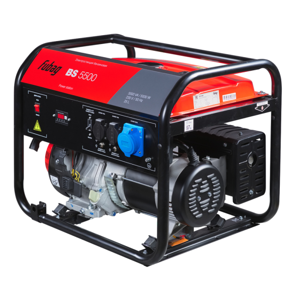 Бензиновый генератор Fubag BS 5500 646278 4-х тактный фото