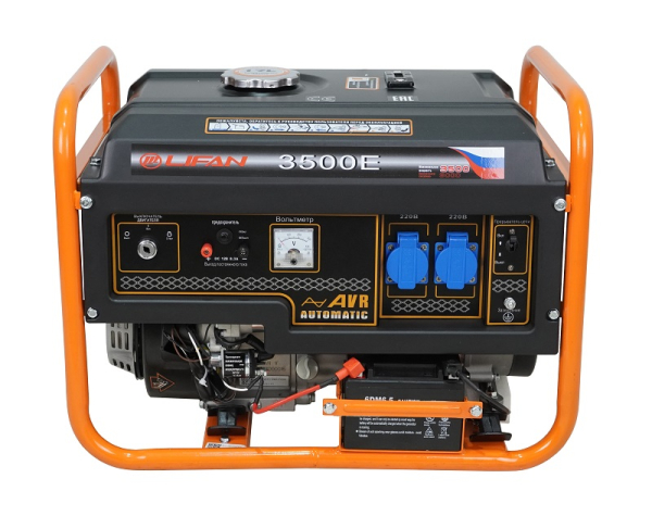 Бензиновый генератор Lifan 3 GF-7 (LF3500E) 4-х тактный фото