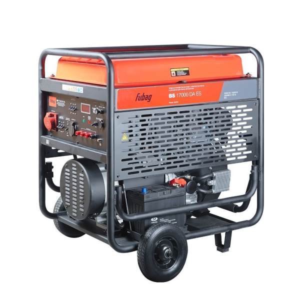 Бензиновый генератор Fubag BS 17000 DA ES передвижной фото