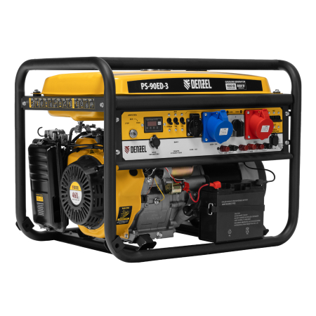 Бензиновый генератор DENZEL PS 90 ED-3 фото