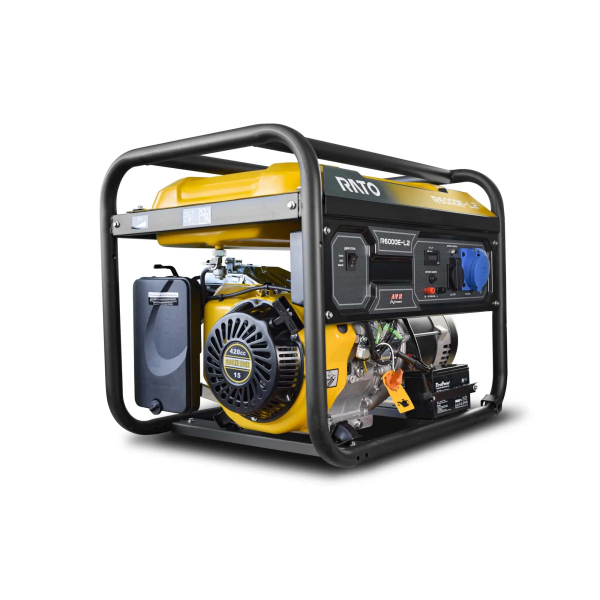 Бензиновый генератор RATO R6000E-L2 электростартер для газового котла фото