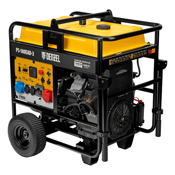 Бензиновый генератор DENZEL PS-180EAD-3 4-х тактный фото