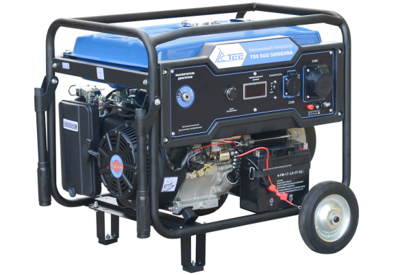 Бензиновый генератор ТСС SGG 5000EHNA 2-х тактный фото