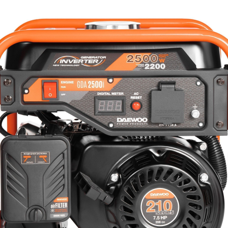 Бензиновый генератор DAEWOO GDA 2500i фото