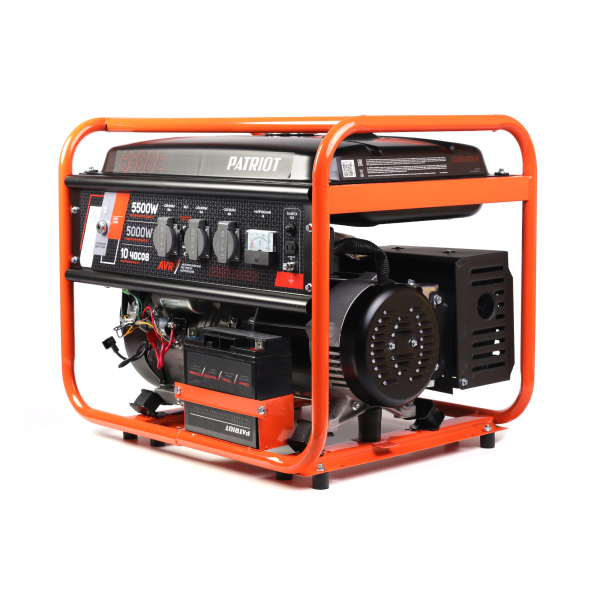 Бензиновый генератор PATRIOT SRGE 6500 E 2-х тактный фото
