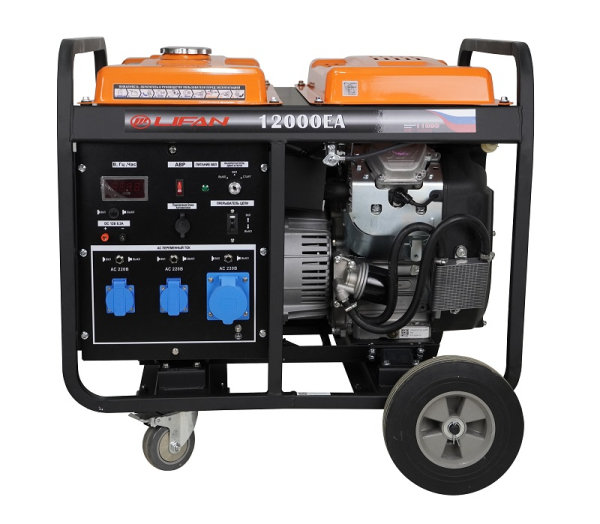 Бензиновый генератор Lifan 10 GF-5A (LF12000ЕА) 2-х тактный фото