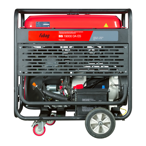 Бензиновый генератор Fubag BS 19000 DA ES передвижной фото