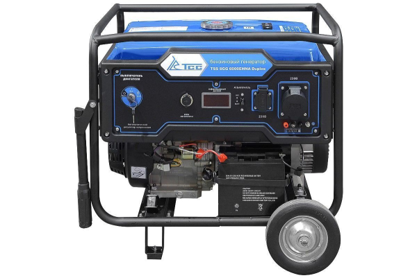Бензиновый генератор ТСС SGG 6000EHNA Duplex 2-х тактный фото