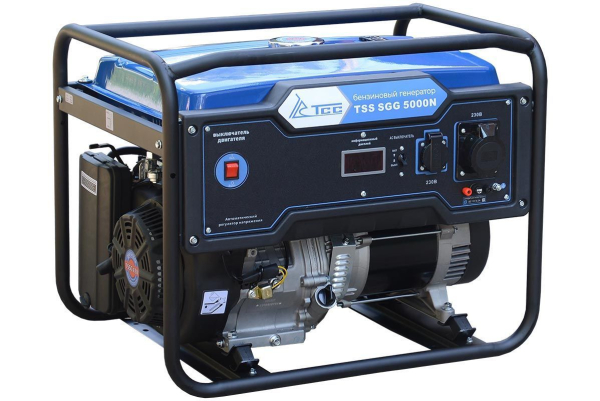 Бензиновый генератор ТСС SGG 5000N 2-х тактный фото