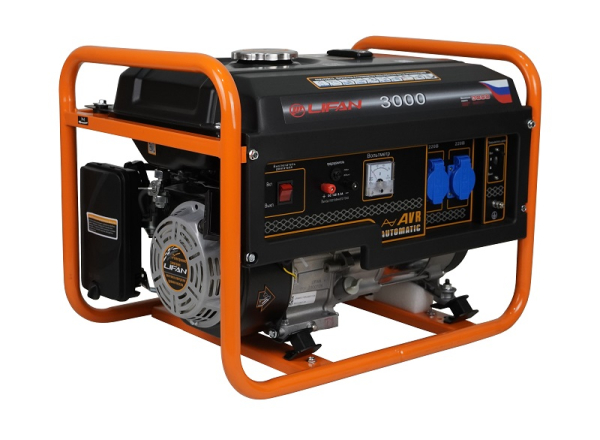 Бензиновый генератор Lifan 2.8 GF-6 (LF3000) 2-х тактный фото