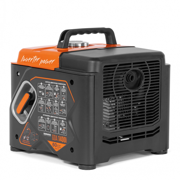 Бензиновый инверторный генератор DAEWOO GDA 1400i 2-х тактный фото