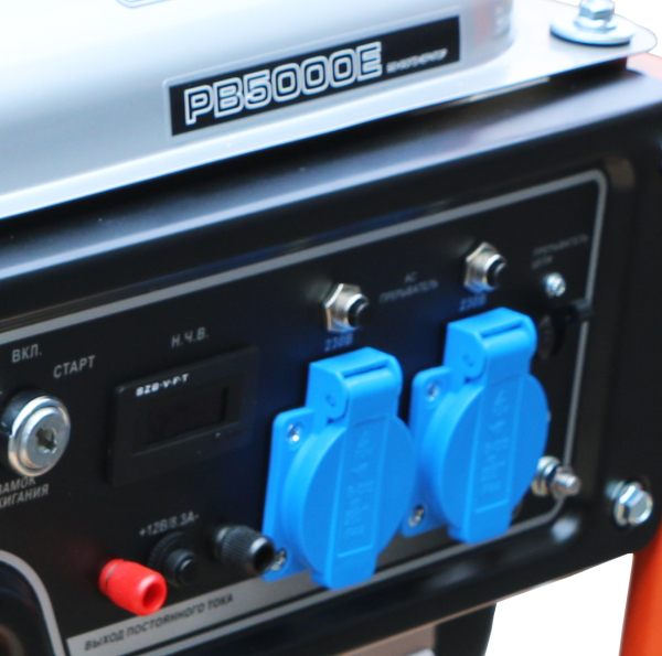 Бензиновый генератор Zongshen PB 5000 E 2-х тактный фото