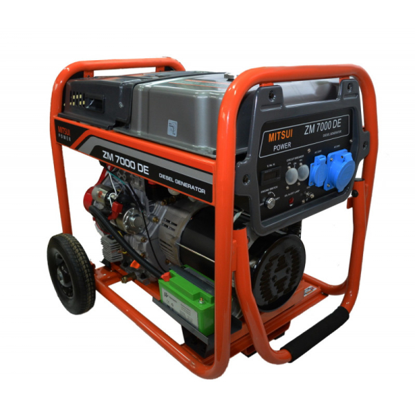 Дизельный генератор Mitsui ZM 7000 DE  на колесах фото