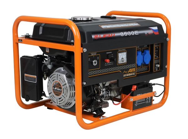Бензиновый генератор Lifan 3 GF-7 (LF3500E) 2-х тактный фото