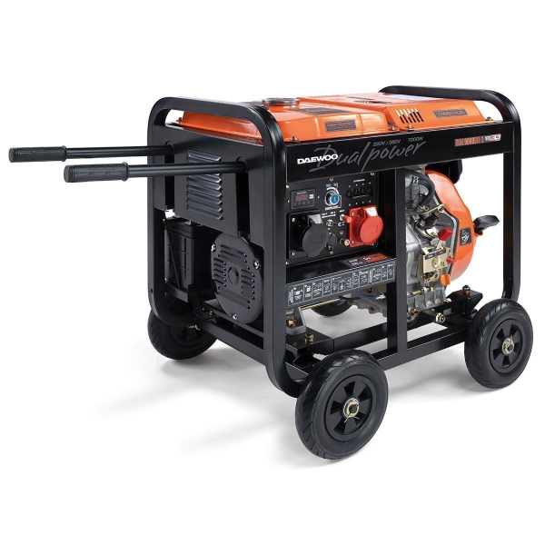 Дизельный генератор DAEWOO DDAE 9000DXE-3 DDAE 9000DXE-3 на колесах фото