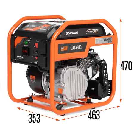 Бензиновый генератор DAEWOO GDA 3800i Бензиновый генератор DAEWOO GDA 3800i фото