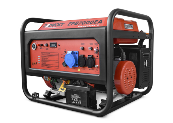 Бензиновый генератор REDVOLT EPB7000EA 4-х тактный фото