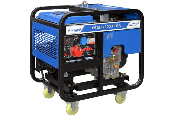 Дизельный генератор ТСС SDG 8000EH3A 100051 2-х тактный фото
