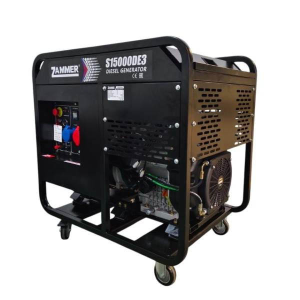 Дизельный генератор Zammer S15000DE3 S15000DE3 на колесах фото