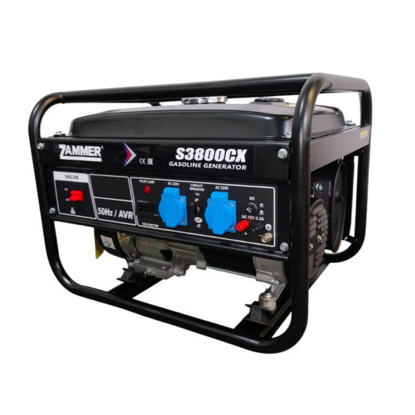Бензиновый генератор Zammer S3800CX 2-х тактный фото