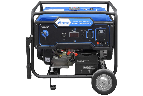 Бензиновый генератор ТСС SGG 6000EHNA Duplex 2-х тактный фото