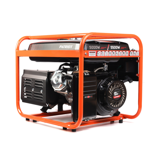 Бензиновый генератор PATRIOT SRGE 6500 2-х тактный фото
