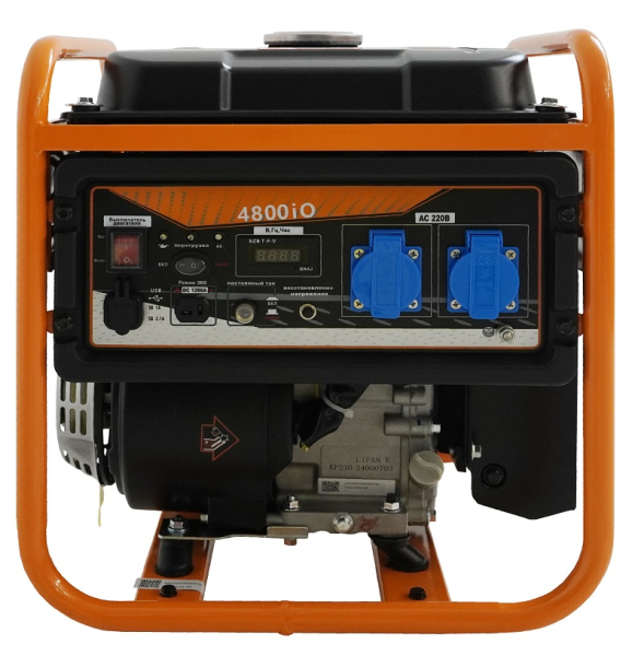 Бензиновый инверторный генератор Lifan 4800IO 2-х тактный фото
