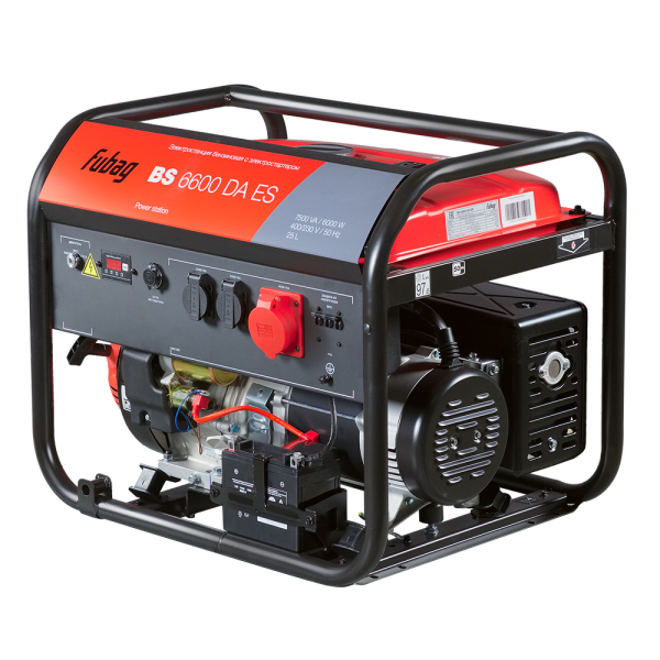 Бензиновый генератор Fubag BS 6600 DA ES 641693 для дома фото