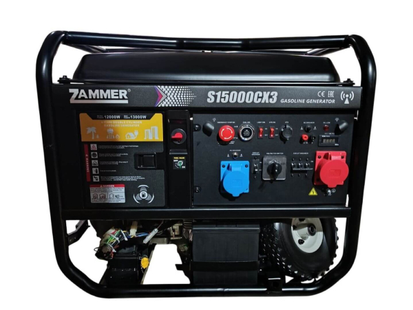Бензиновый генератор Zammer S15000CX3 - 12кВт промышленный фото