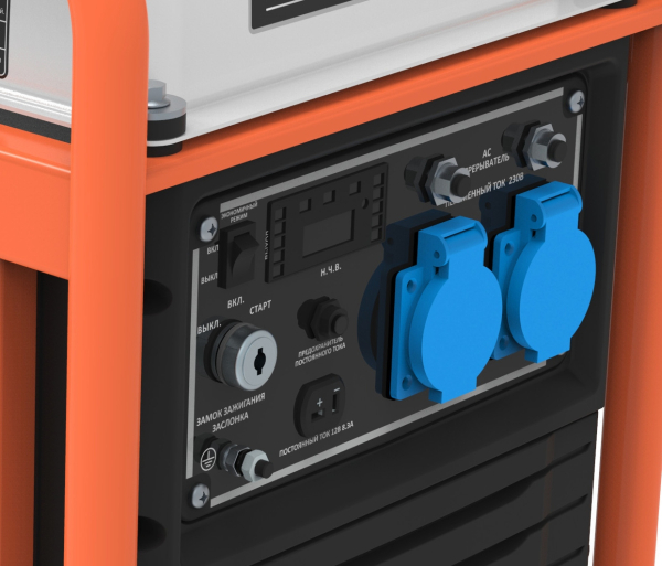 Бензиновый инверторный генератор Zongshen BPB 4500 2-х тактный фото