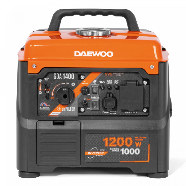 Бензиновый инверторный генератор DAEWOO GDA 1400i 2-х тактный фото