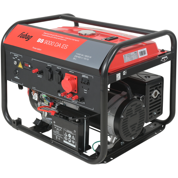 Бензиновый генератор Fubag BS 9000 DA ES 4-х тактный фото